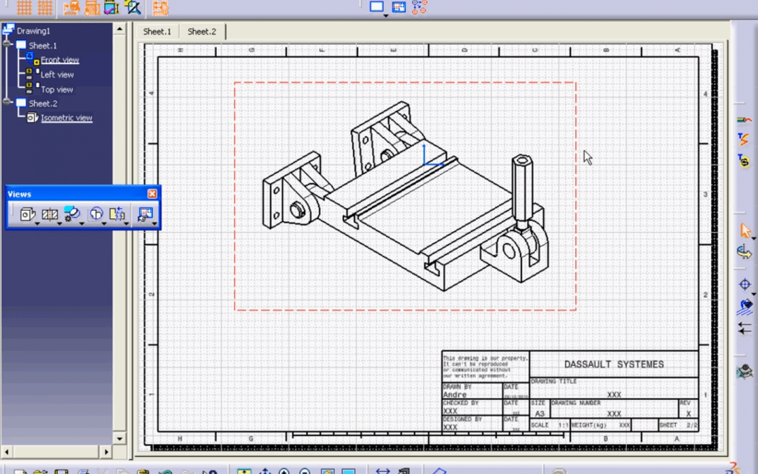 CATIA V5 TRAINING – ADVANCED DRAFTING AND CUSTOMIZATION